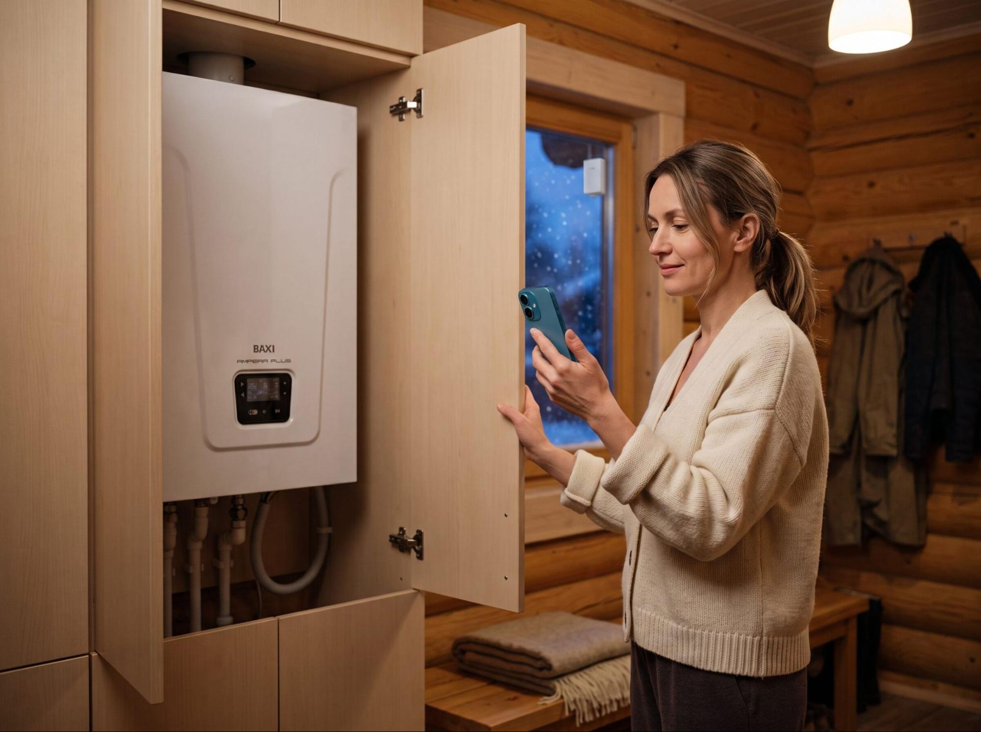 Удалённое управление электрокотлом BAXI Ampera со смартфона