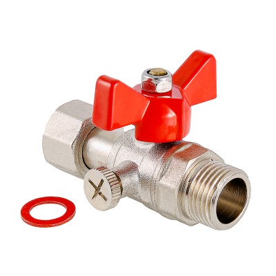 Кран шаровой VALTEC для подключения манометра, 1/2 - 1/2 ВН Кран шаровой VALTEC для подключения манометра, 1/2 - 1/2 ВН