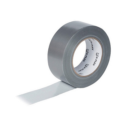 Лента самоклеящаяся K-FLEX 048-050 DUCT 1604H армированная, серебряная