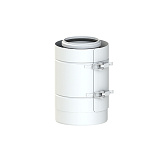Труба коаксиальная Cox Geelen надвижная D=100/150 мм, L=255 мм, CoxDENS PP/Alu + CONNEXT X7