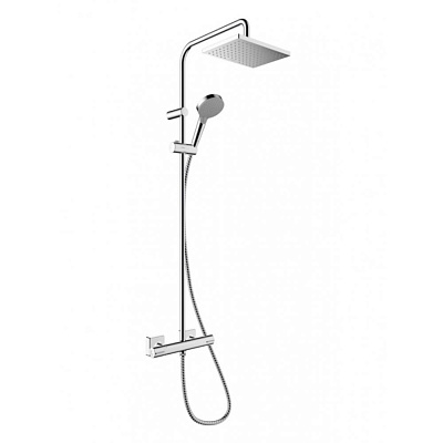 Душевая система Hansgrohe Showerpipe 230 1jet с термостатом Vernis Shape, хром 26286000