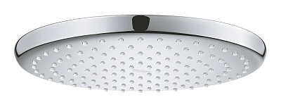 Верхний душ Grohe 26666000 Tempesta 250 , круглый (низ-хром, верх-белый), хром