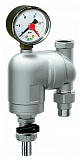 Фильтр для воды FAR 300мкм, с манометром, Max: 95 C, 25 бар. поворотный 3/4 ВР-НР