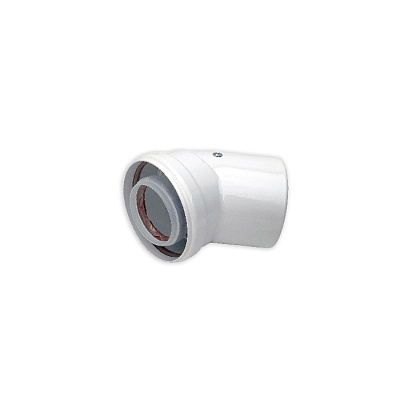 Угол Camino 45 градусов 60/100 mm Condensing (мама-папа) (CE.00.30 C)