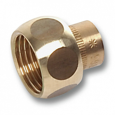 Разъемное соединение Sanha 4359g, ВП, с плоским уплотнением, бронза, 22x1