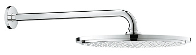 Верхний душ Grohe 26066000 Rainshower Cosmopolitan Metal с кронштейном, диаметр 310 мм, I режим, 5,7 л/мин, хром