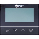 Комнатный регулятор Stout ST-292v2, беспроводной двухпозиционный, черный (STE-0101-029222)