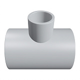 Тройник Thermaflex редукционный для раструбной сварки PB-T25/16/25