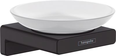 Мыльница Hansgrohe AddStoris матовый черный 41746670