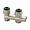 Узел нижнего подключения Flamco D2/50 прямой, G 3/4 НР x G 3/4 НР