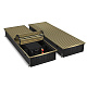Внутрипольный конвектор с естественной конвекцией Royal Thermo 150/400/1800-RG-U-LB