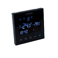 Хронотермостат комнатный VALTEC двухконтурный WIFI (черный)