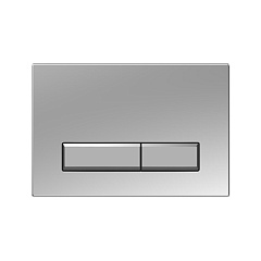 Панель смыва Акватек Slim хром матовый KDI-0000024 (009C)