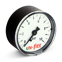 Манометр UNI-FITT аксиальный 10 бар, диаметр 63 мм, 1/4 Н (300D3030)