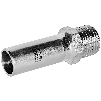 Вставка переходная Stout из нержавеющей стали 18х1/2 НПр-НР (SSS-2024-001812) Вставка переходная Stout из нержавеющей стали 18х1/2 НПр-НР (SSS-2024-001812)