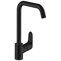 Смеситель для кухни Hansgrohe Focus Е2, матовый черный