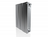 Биметаллический секционный радиатор отопления Royal Thermo PianoForte Satin Silver 500 / 6 секций