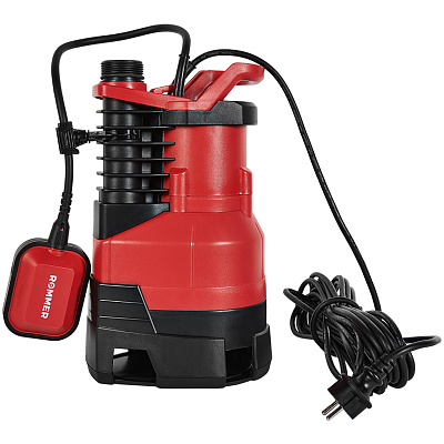 Дренажный насос Rommer PROFI, кабель 10м, 550 Вт, для грязной воды