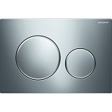 Кнопка смыва Geberit Sigma 20, двойной смыв, хром глянц./хром мат. 115.882.KH.1