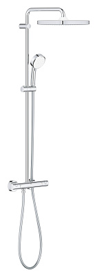Душевая система Grohe Tempesta Cosmopolitan 250 поворотная с термостатом, хром 26689000