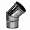 Отвод Вулкан VHR d120, 45 град., AISI 304 (зеркальная)