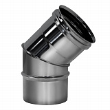 Отвод Вулкан VHR d150, 45 град., AISI 304 (зеркальная)