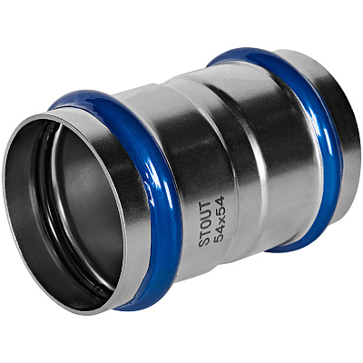 Муфта равнопроходная Stout из нержавеющей стали 54 ВПр (SSS-2017-000054) Муфта равнопроходная Stout из нержавеющей стали 54 ВПр (SSS-2017-000054)