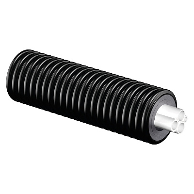 Теплоизолированная труба в кожухе Usystems Quattro Midi PE-Xa 2x40x3,7-32x4,4-25x3,5/175