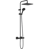 Душевая система Hansgrohe Vernis Shape Showerpipe 240 термостатическая матовый черный 26427670