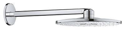 Верхний душ Grohe 26475000 Rainshower 310 SmartActive с душевым кронштейном 430 мм, 2 режима струи, хром