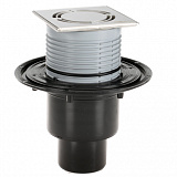 Трап HL 310NPr-3000 с Сухим сифоном, с решеткой 3127