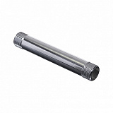 Удлинитель Stout 1/2x50мм из латуни, никелированный, резьба наружная