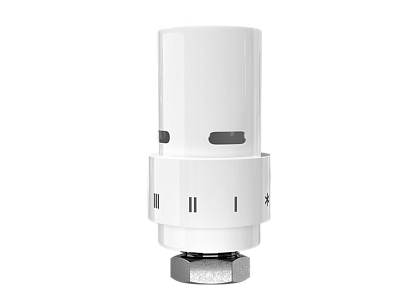 Термоголовка Royal Thermo Design жидкостная М30х1,5 (белый)