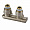 Узел нижнего подключения Flamco E1/50 угловой, G 1/2 НР x G 3/4 НР