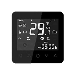 Термостат Vitron W-Therm WB 0-10V (110V-240VAC, fan control 0-10V, Wifi, black)