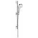 Душевой гарнитур Hansgrohe Croma Select S, 65 см, белый/хром
