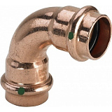 Отвод 90 медный Viega Profipress с SC-Countur d=42 (арт. 291 549)