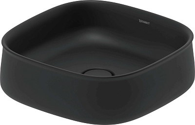 Раковина накладная Duravit Zencha 42x42см черная