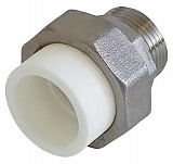Муфта полипропиленовая Kalde разъемная, 20 x 1/2 НР