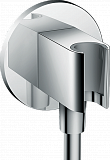 Подключение душевого шланга с держателем Hansgrohe Fixfit Porter S 26487000