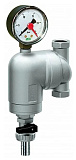 Фильтр для воды FAR 100мкм, с манометром, Max: 95 C, 25 бар. поворотный 3/4 ВР