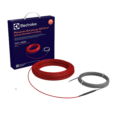 Нагревательный кабель Electrolux Twin Cable 1200 Вт 70,6 м Нагревательный кабель Electrolux Twin Cable 1200 Вт 70,6 м