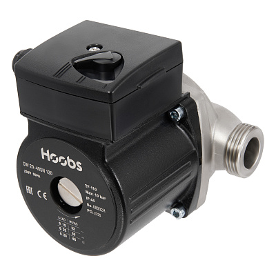 Циркуляционный насос HOOBS CW 25-40SN 180мм 65Вт 1x230В 50Гц (корпус нерж.сталь) (с гайками) Циркуляционный насос HOOBS CW 25-40SN 180мм 65Вт 1x230В 50Гц (корпус нерж.сталь) (с гайками)