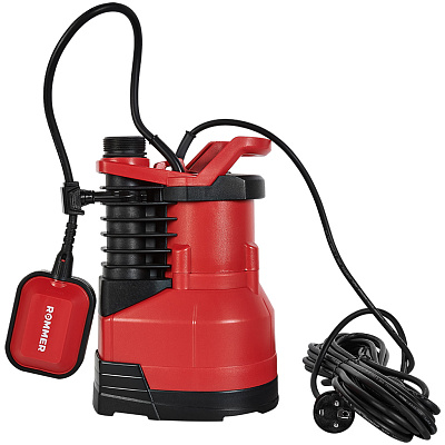 Дренажный насос Rommer PROFI, кабель 10м, 750 Вт, для чистой воды