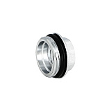 Переходник UNI-FITT НВ 1 х 1/2 с прокладкой O-RING, хромированный