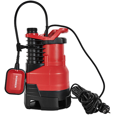 Дренажный насос Rommer PROFI, кабель 10м, 750 Вт, для грязной воды