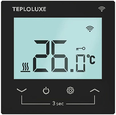 Терморегулятор Теплолюкс электронный Pontus wi-fi черный