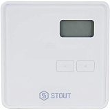 Комнатный регулятор Stout ST-294v2, беспроводной двухпозиционный, белый (STE-0101-029421)