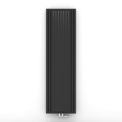 Стальной трубчатый радиатор отопления Jaga Tetra Wall H180 L041_цвет 145 (черно-серый)