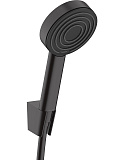 Душевой набор Hansgrohe Pulsify с держателем 105 1jet, шланг 125 см, матовый черный 24301670